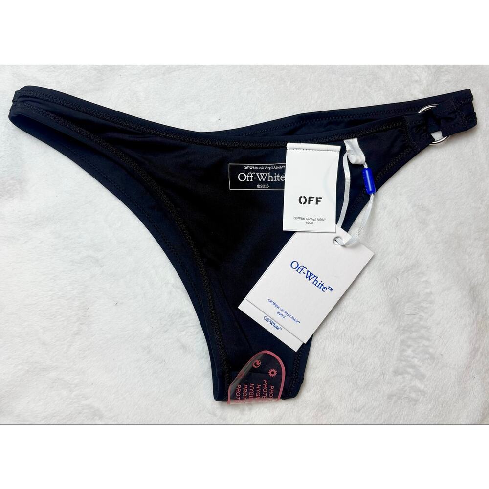 NWT - Off-White - Rower Black Bikini Swimsuit - Size 40 (XS) - Picture 8 of 12